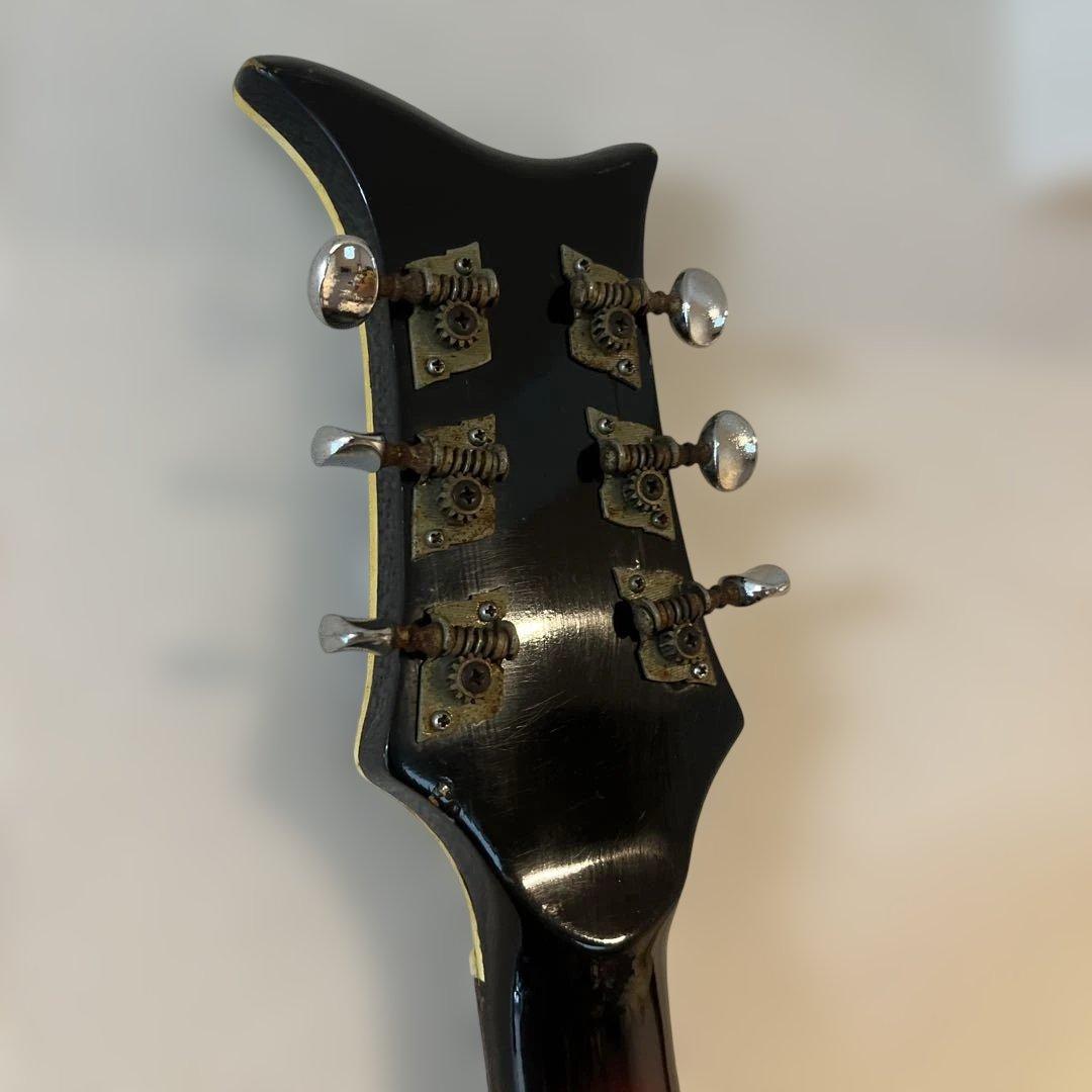 テスコ　エレキギター　ビザールギター　TEISCO　V-2