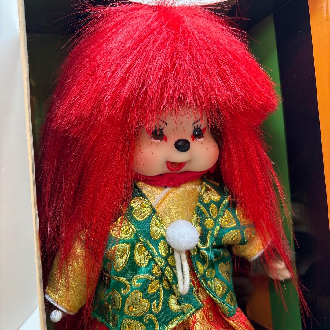 新品 2013年発売 歌舞伎 モンチッチ 赤頭 monchhichi 393