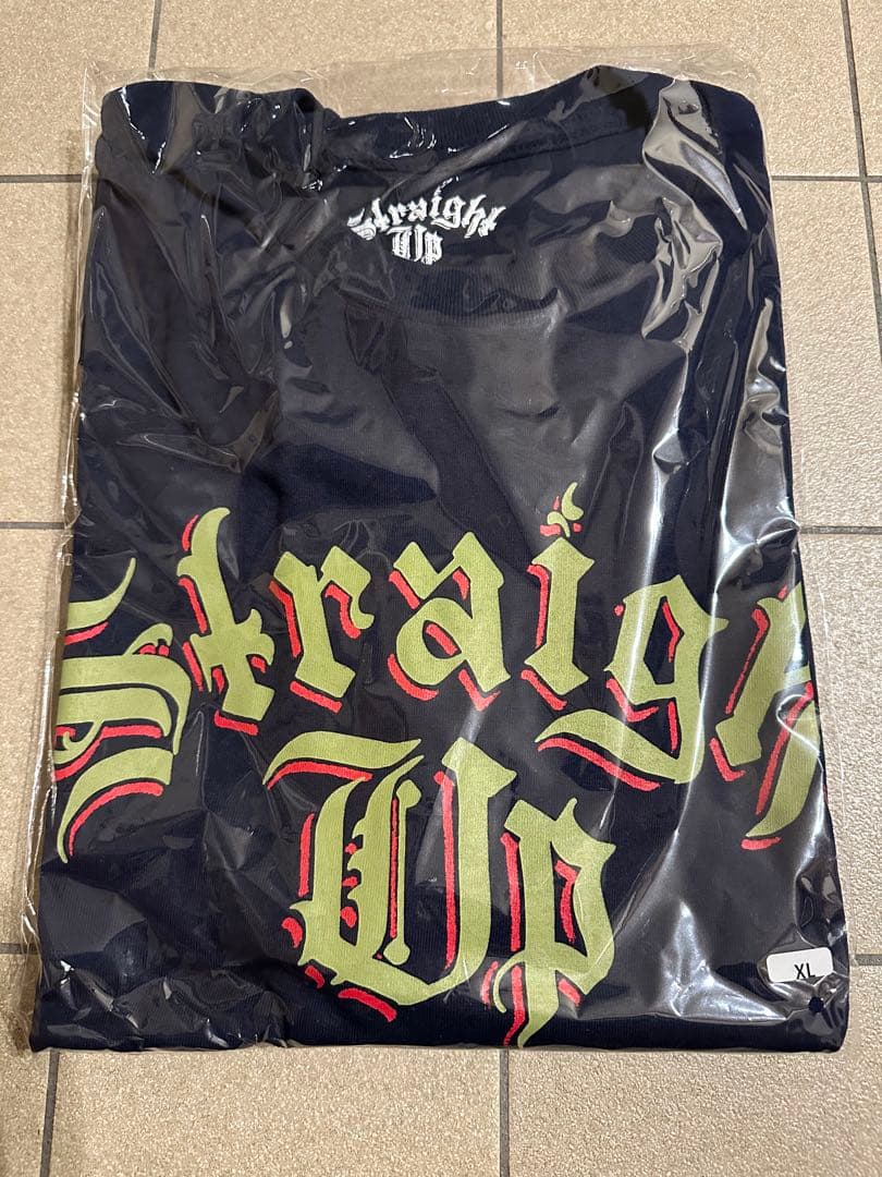 StraighUp Tシャツ 沖縄モンパチフェス限定ネイビー　サイズXL