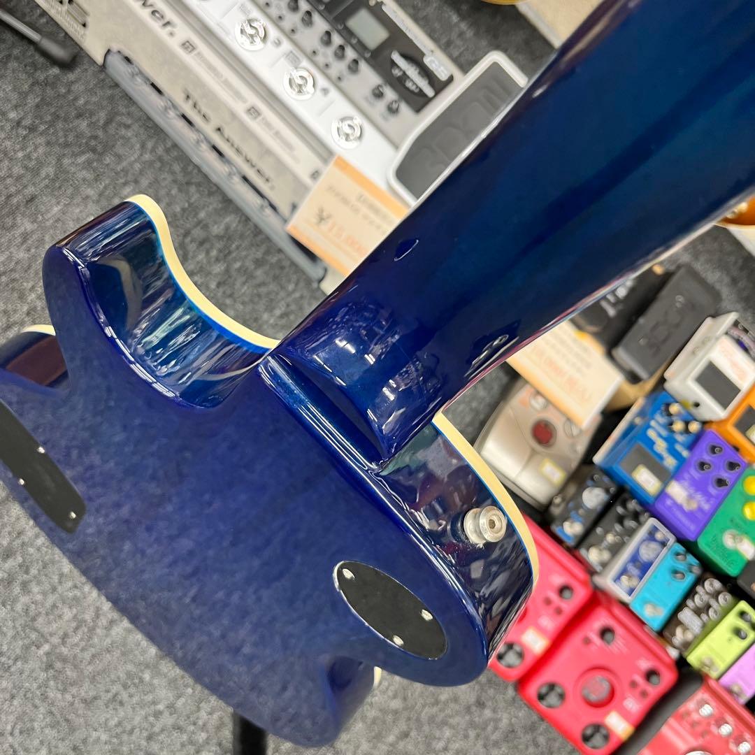 【10603】 BACCHUS レスポールタイプ ブルー