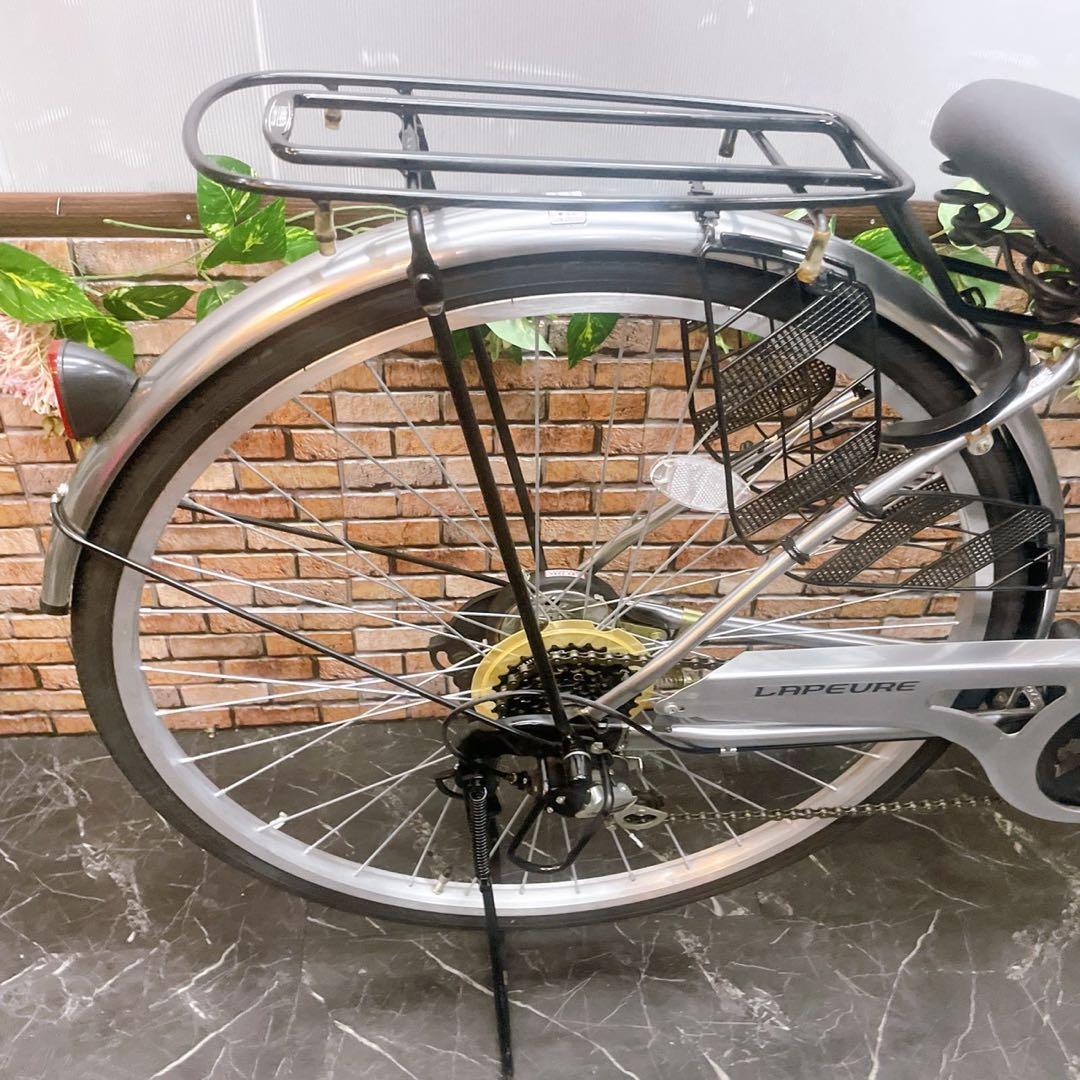 引き取り価格【15】一般車 ママチャリ LAPEURE ガンメタ 27インチ