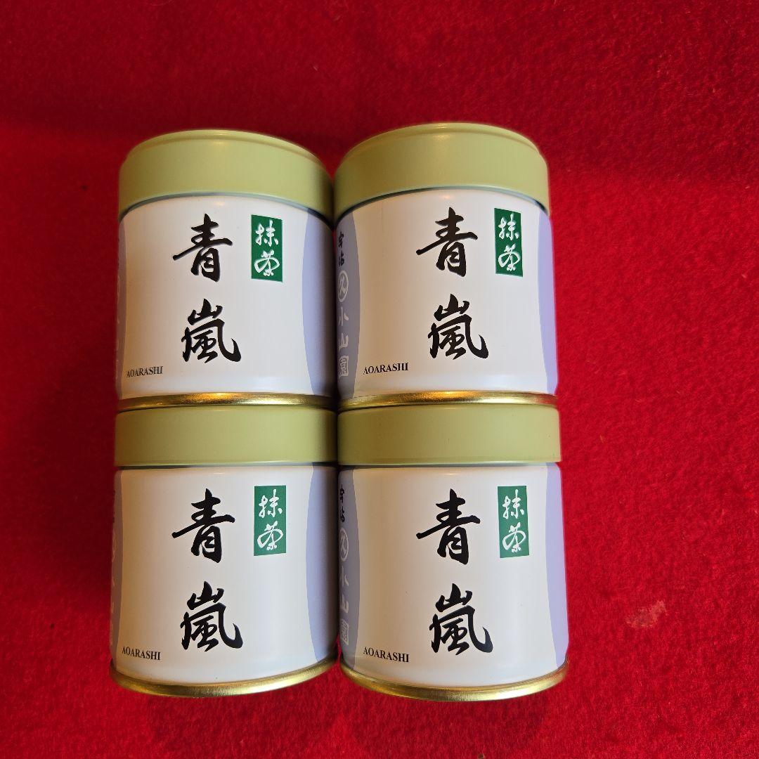 丸久小山園 青嵐 抹茶 40g缶×4