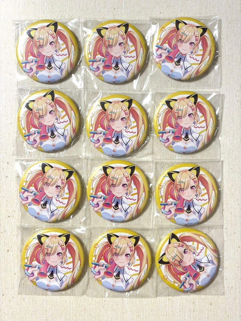 仲町あられ 缶バッジ 12個