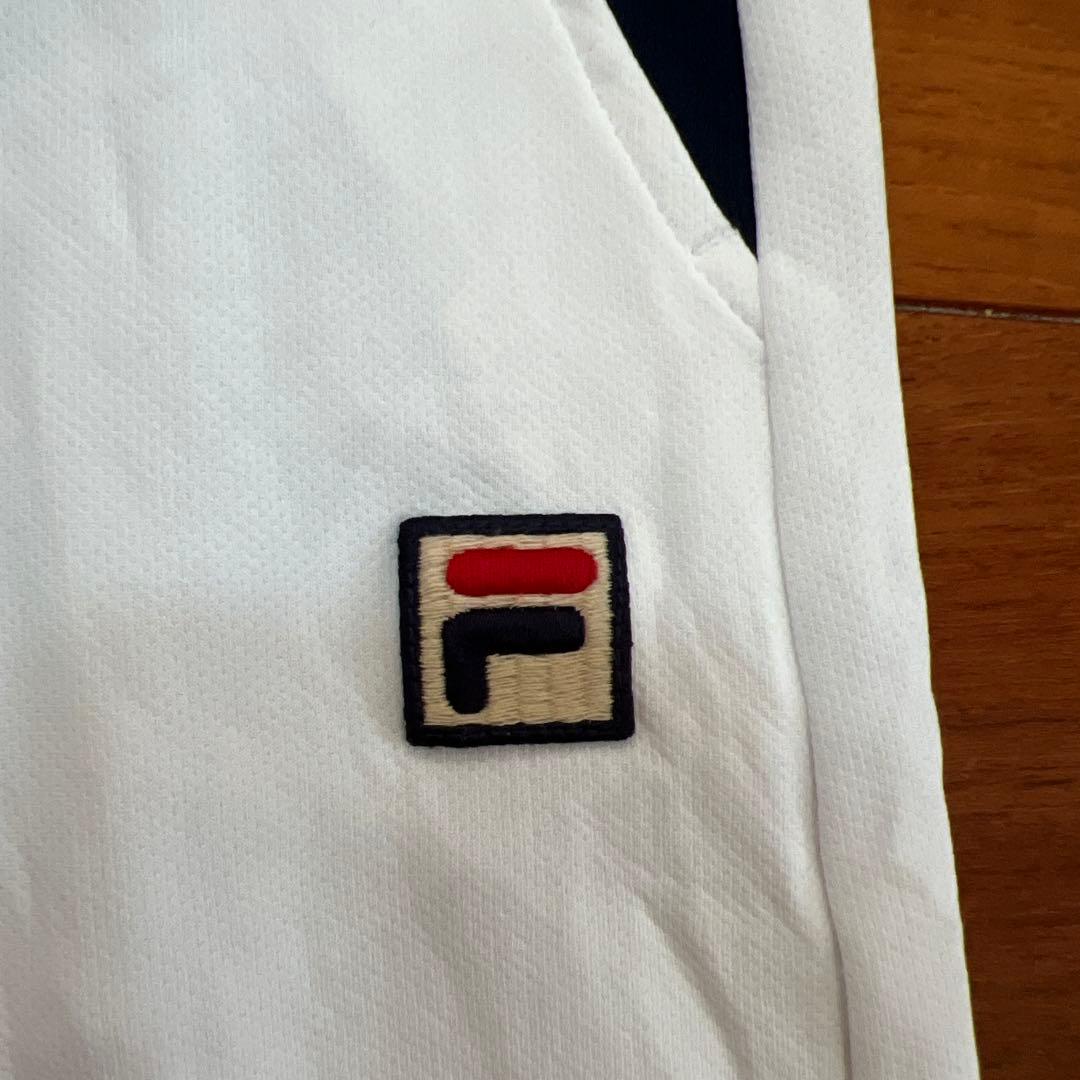 No.4658 FILA フィラ ハーフパンツ ホワイト XL テニス パンツ