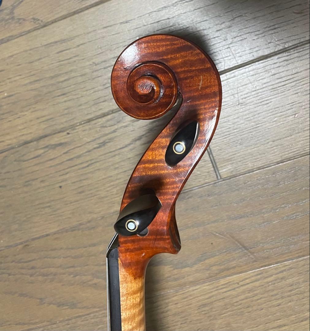 美しい虎杢のヴィオラ Piccolini Viola 弓 ESPRIケース付き。