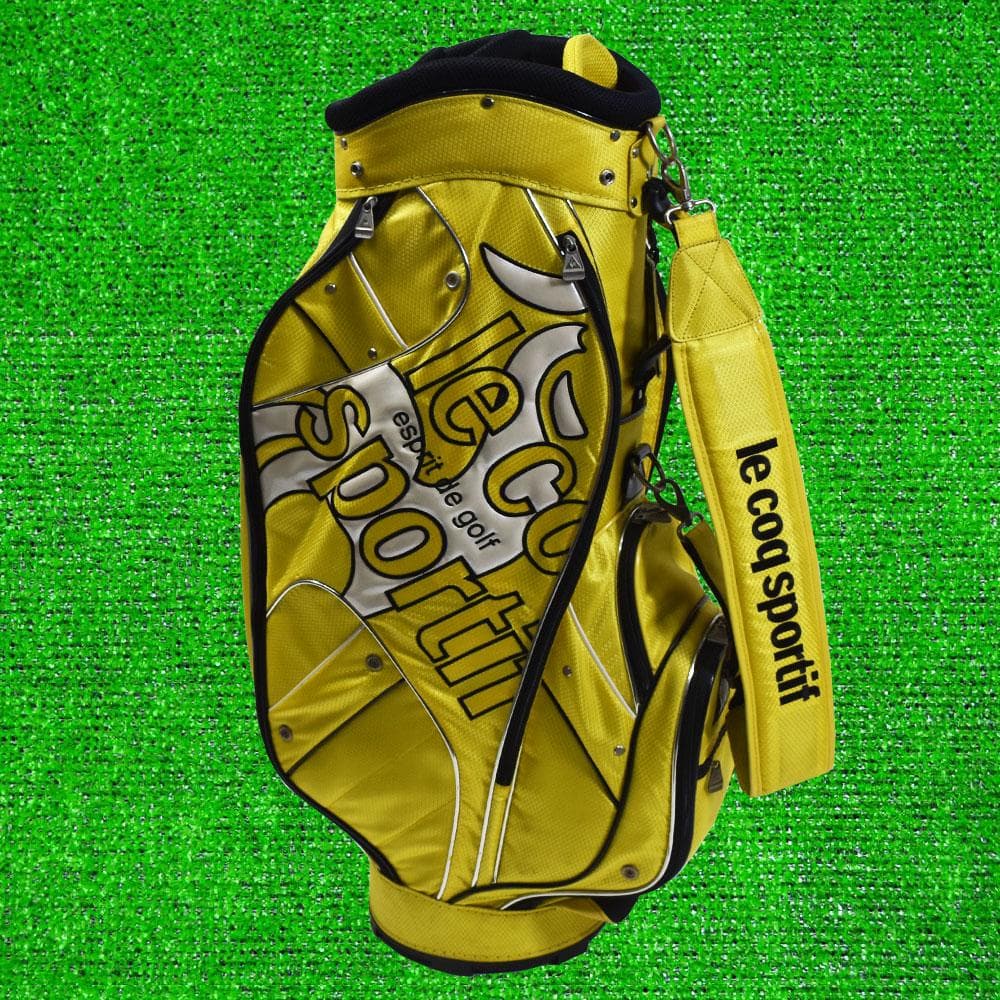 ルコックスポルティフ ゴルフ キャディバッグ９型【イエロー】美品！