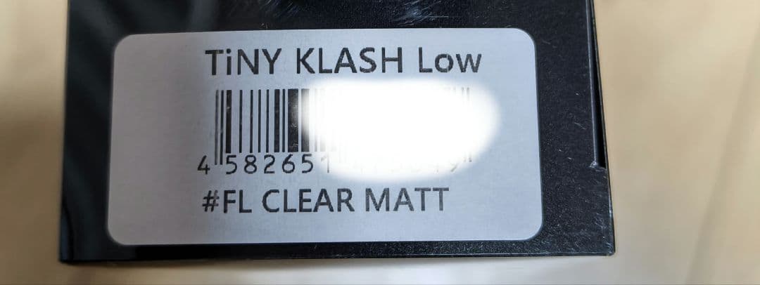 タイニークラッシュ　low ＆ Vtail×2　 FL CLEAR MATT