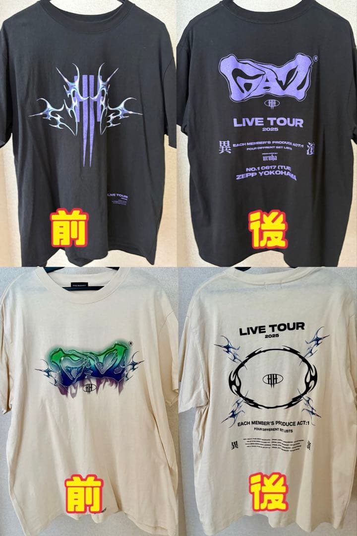 the GazettE 異演 Tシャツまとめ売り