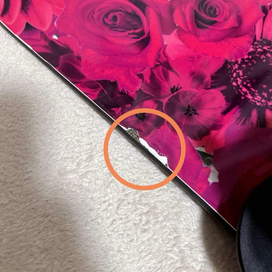 SLQ × KISSMARK 145cm スノーボード 2点セット 薔薇 可愛い