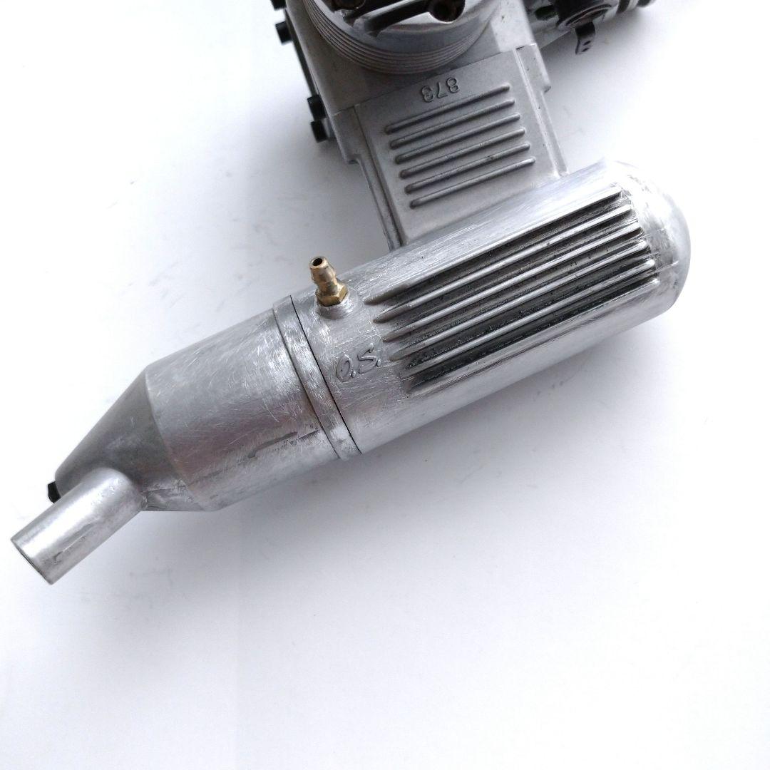 ラジコン飛行機 エンジン OS MAX SF 46 マフラー付き