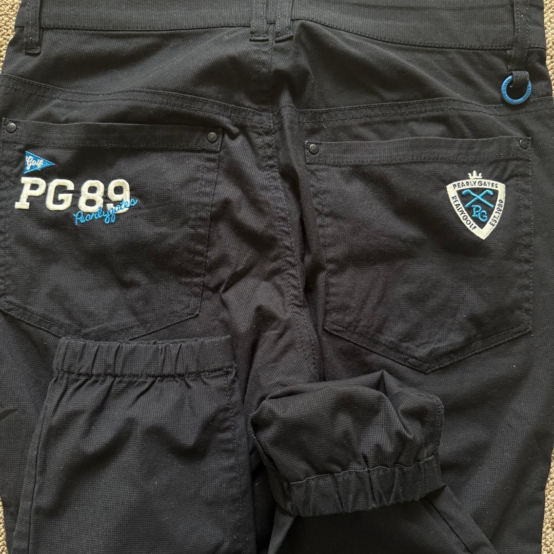 パーリーゲイツ　ジョガーパンツ　S〜M相当　紺　濃紺　ネイビー　コットン素材　3