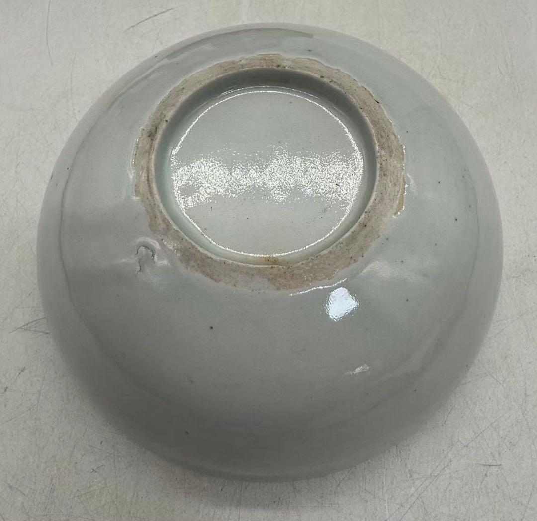 中国　清時代　染付　南京式鉢　送料込み251205