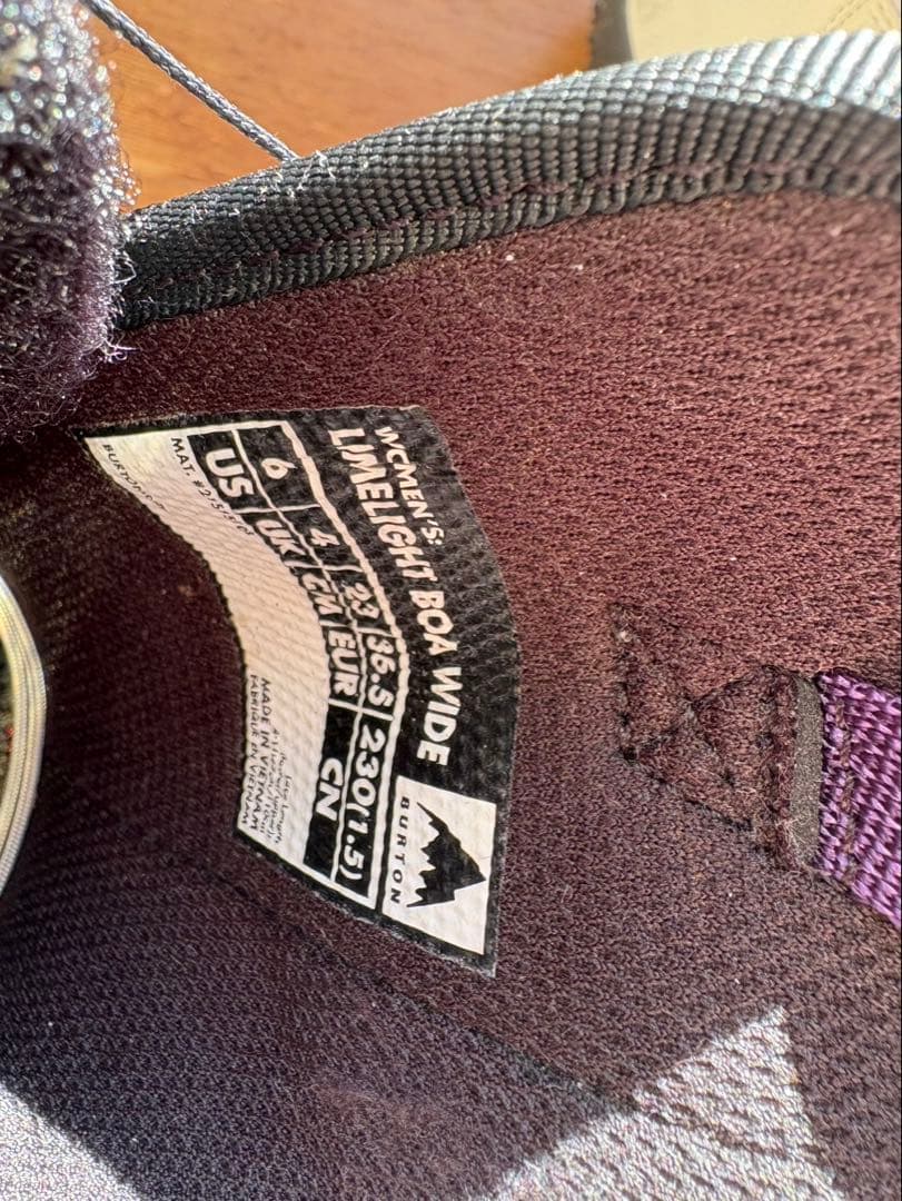 Burton Limelight BOA ワイド　23cm スノーボードブーツ