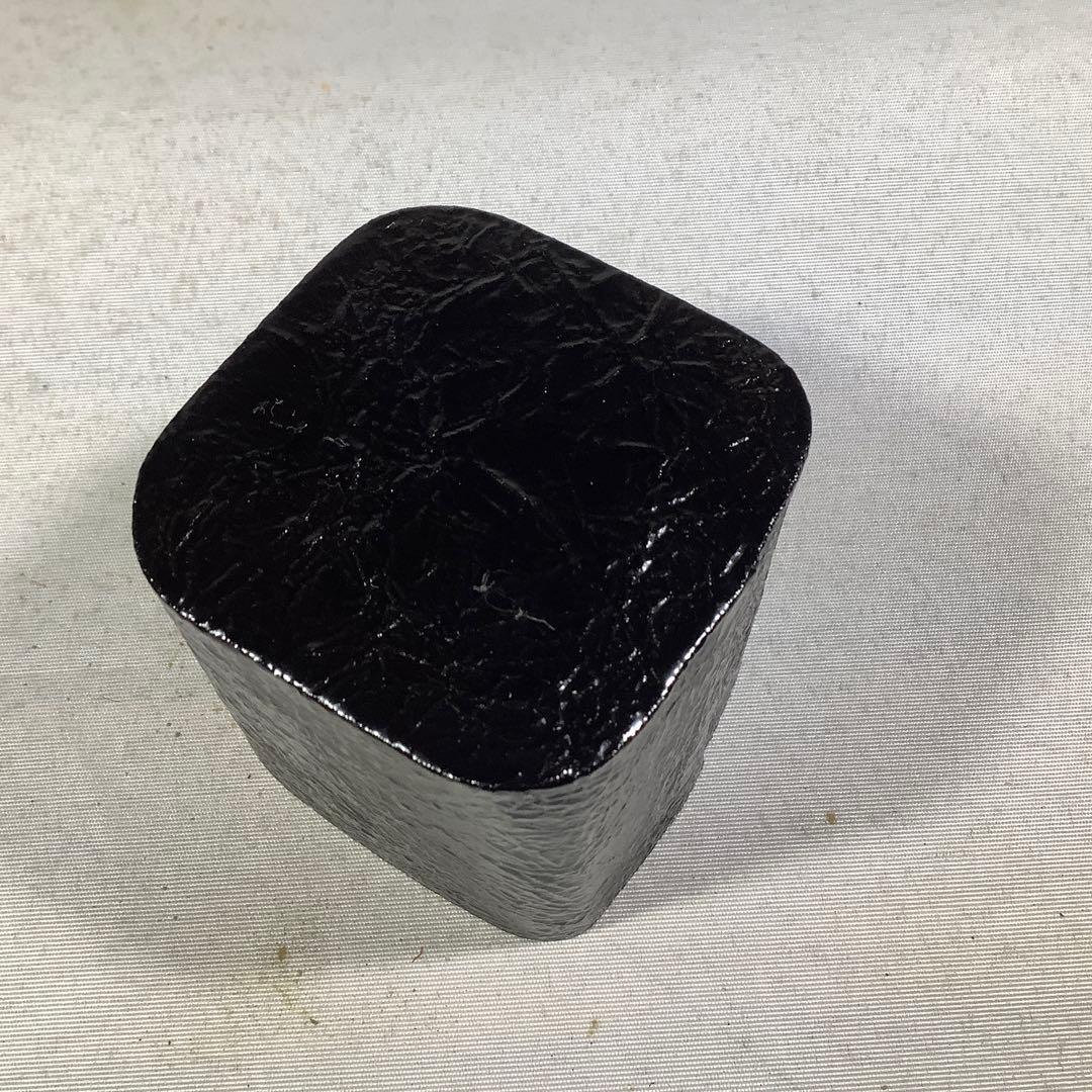 立雛蒔絵　一閑四方棗　竹内幸斎　茶道具　送料無料