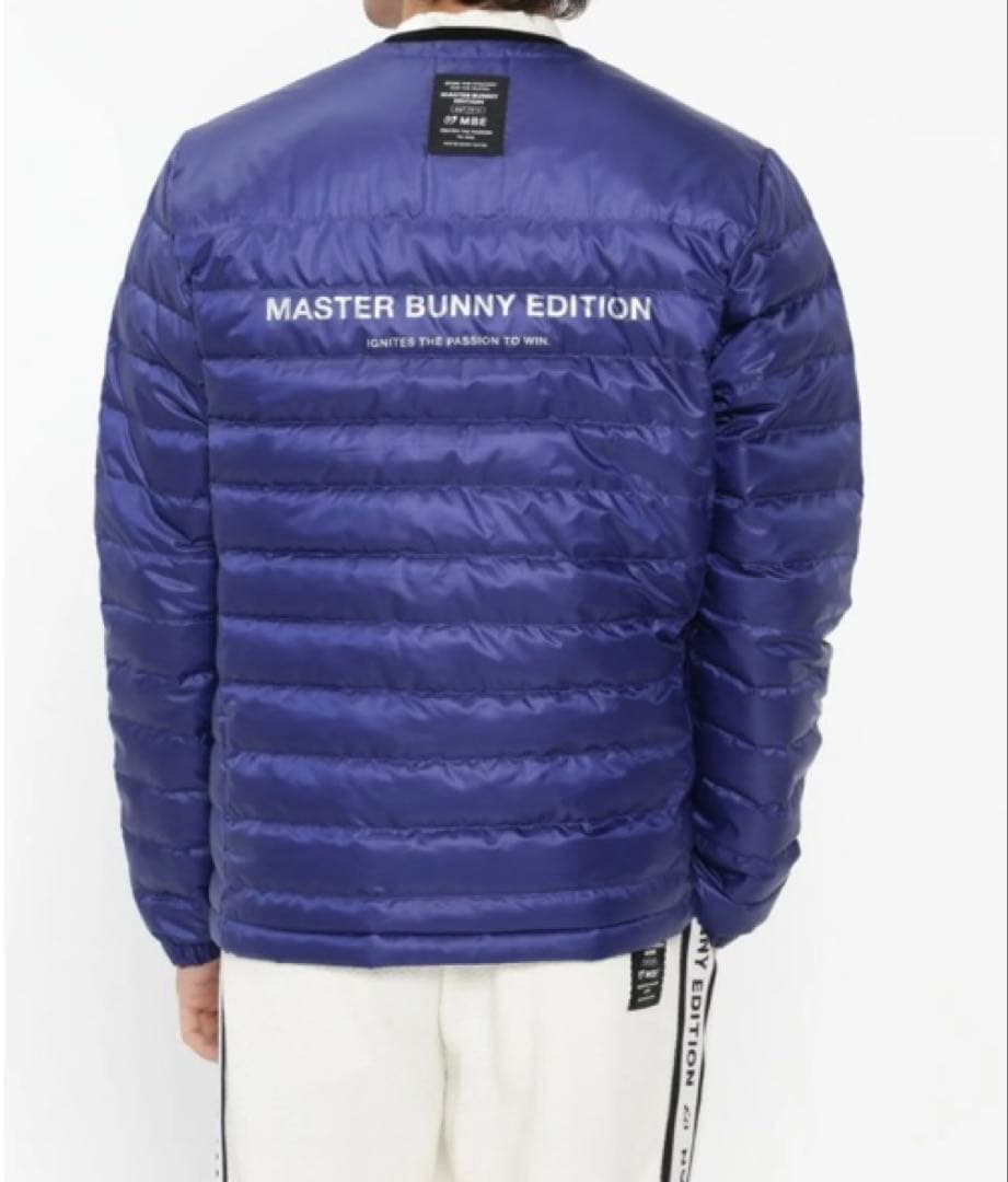 新品 パーリーゲイツ マスターバニー リップストップ撥水ジャケット (4)M/青