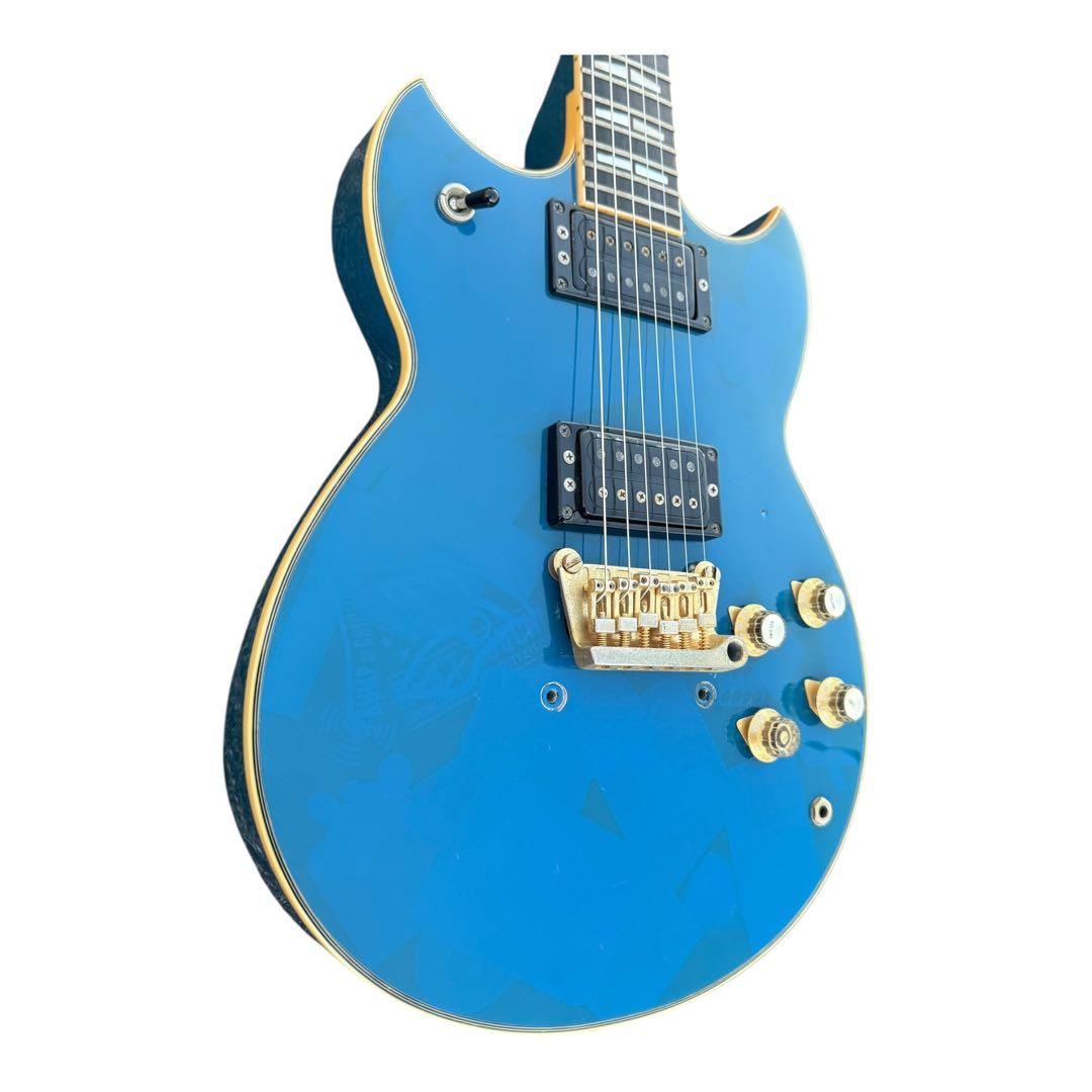 YAMAHA SG1000 エレキギター ブルー × ゴールドパーツ