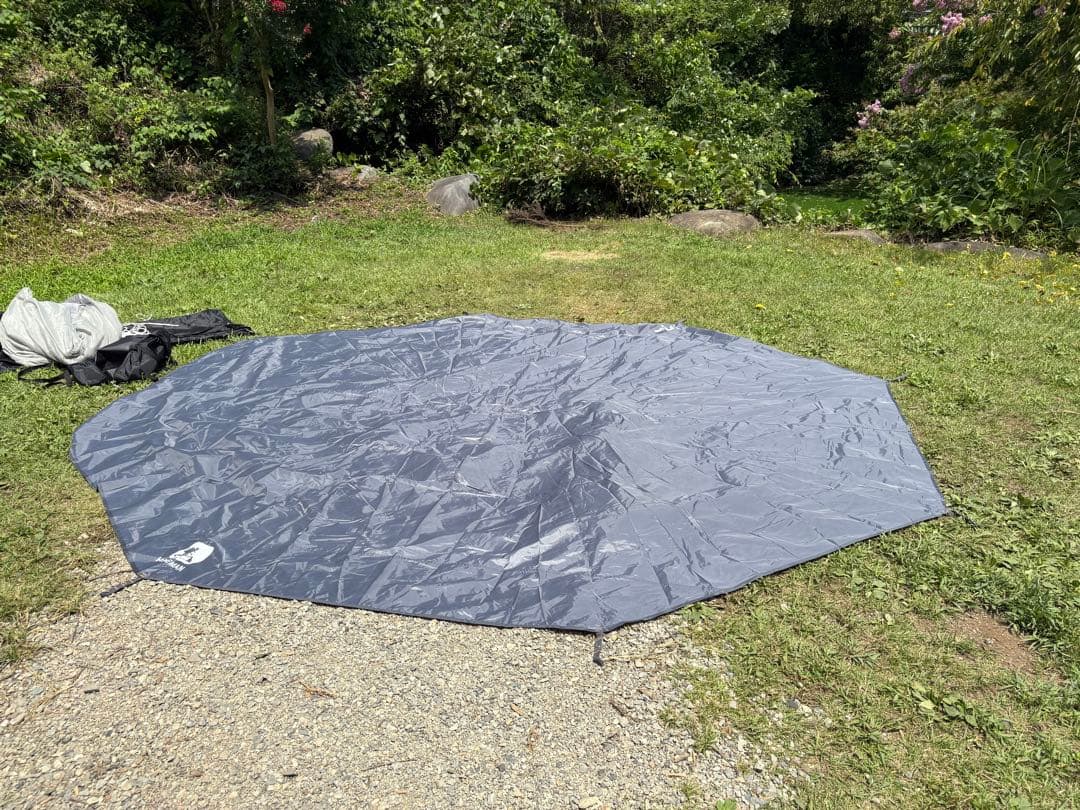 DOD(ディーオーディー) ワンポールテントL 8人用 ブラック　フルセット