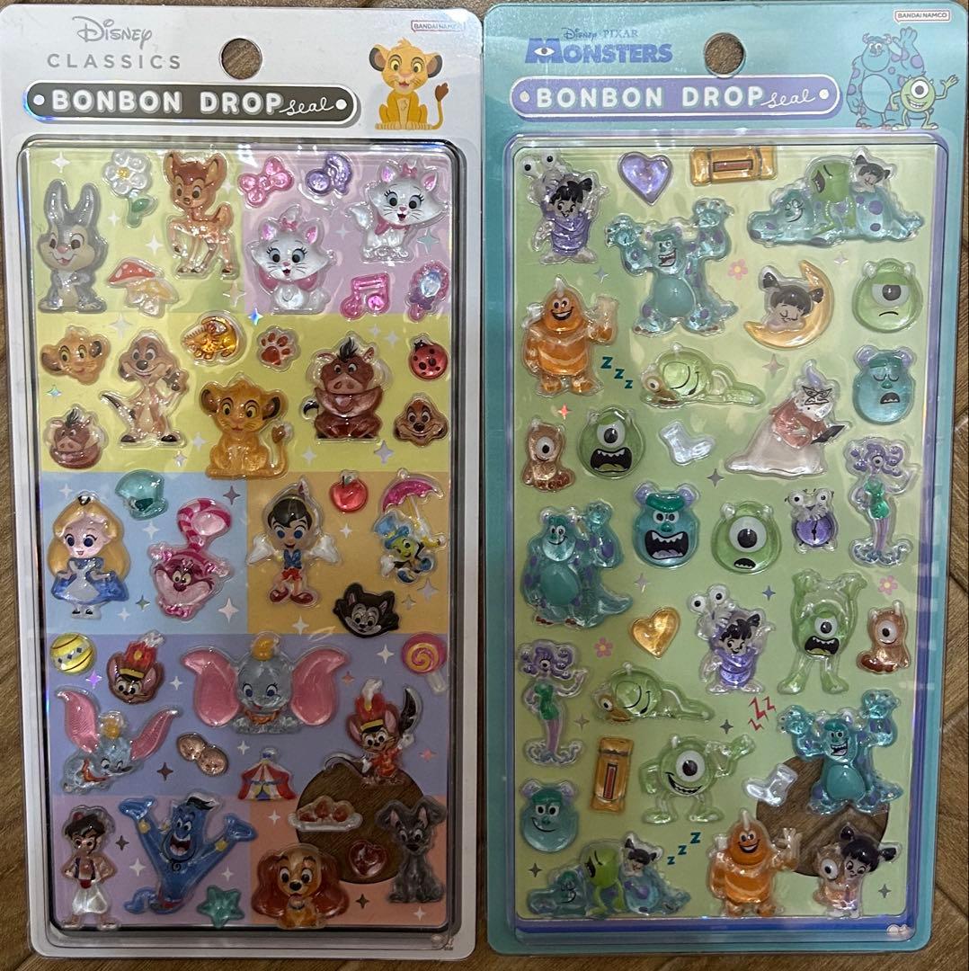 正規品★ボンボンドロップシール　ディズニー　6枚枚セット