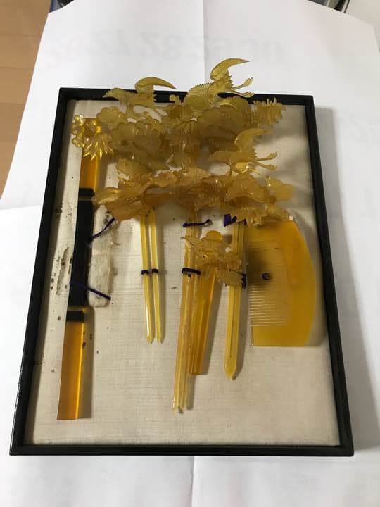 本鼈甲　かんざし 骨董品 貴重
