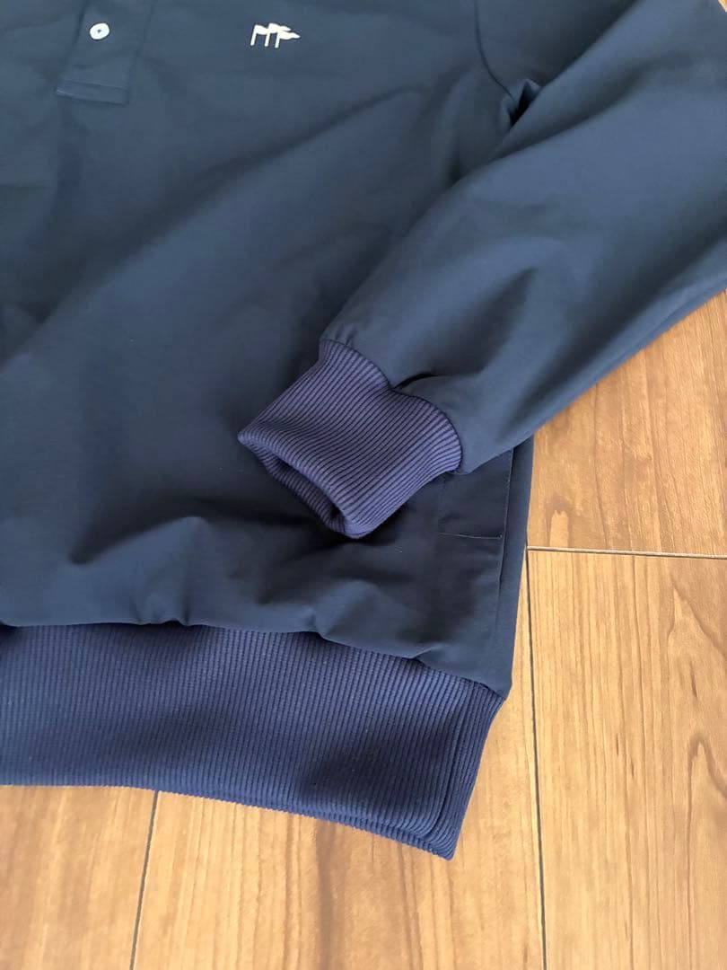 CLUBHAUS 長袖　ポロシャツタイプ　ピステ　サイズS ネイビー