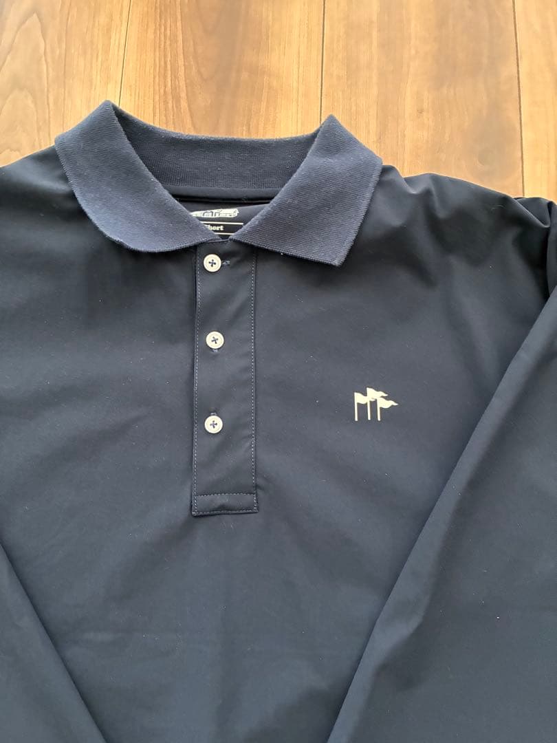 CLUBHAUS 長袖　ポロシャツタイプ　ピステ　サイズS ネイビー