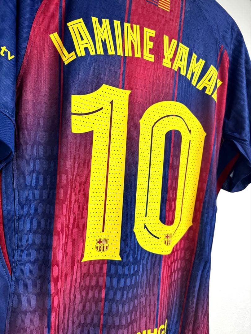 25-26 FC バルセロナ ラミン ヤマル ユニフォーム CL 仕様
