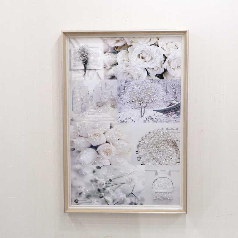 アートフレーム ブランシュ 絵画 クリスタルピクチャー