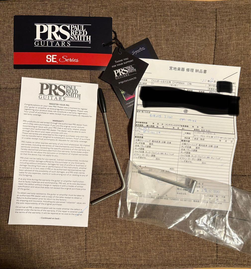 ギター Paul Reed Smith SE Custom 24 Whale Blue