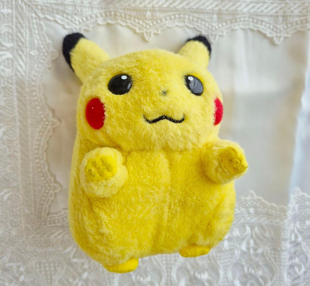 ポケモン ピカチュウ 初期 初代 レトロ TOMY ぬいぐるみ トミー ぬい活