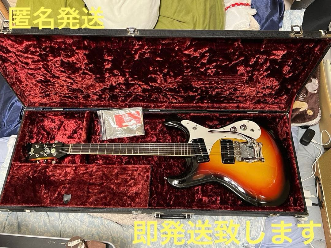 即発送 mosrite ベンチャーズモデル ハードケース付き