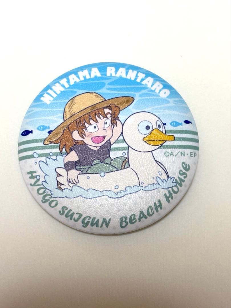 レア　忍たま乱太郎 アニメイトカフェ 兵庫水軍 海の家 善法寺伊作　缶バッジ