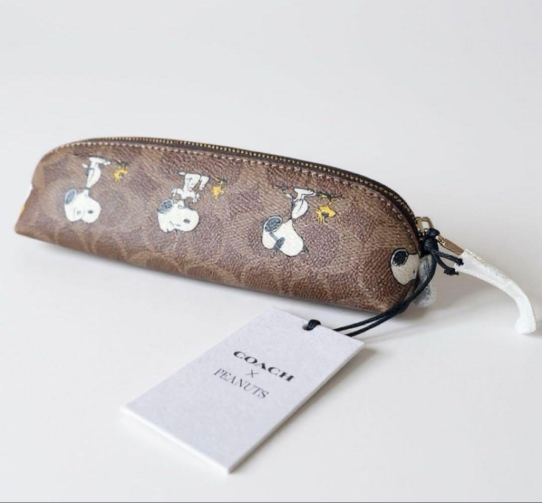 ⭐︎新品タグ付⭐︎【限定】COACH スヌーピー ポーチ/ペンケース
