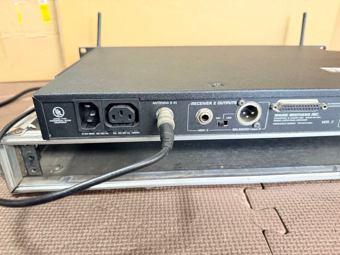 Shure u4d/sm58 マイク、動作確認済み、良い品。USA製。