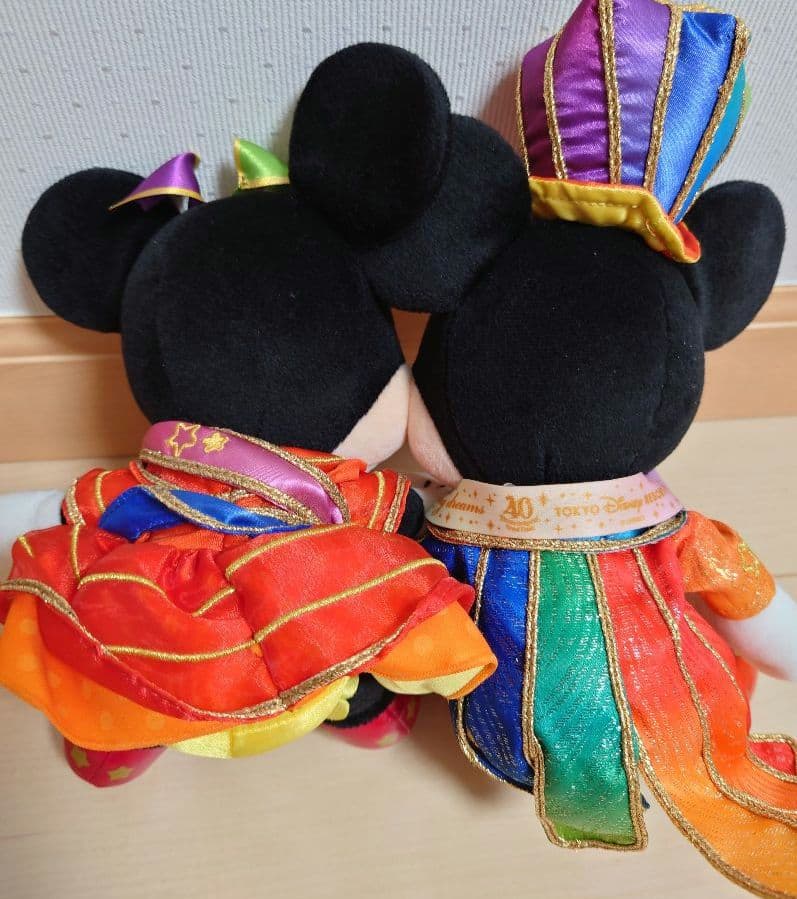 ディズニーランド40周年　グランドフィナーレ　ミッキーミニーぬいぐるみ　ドリーム