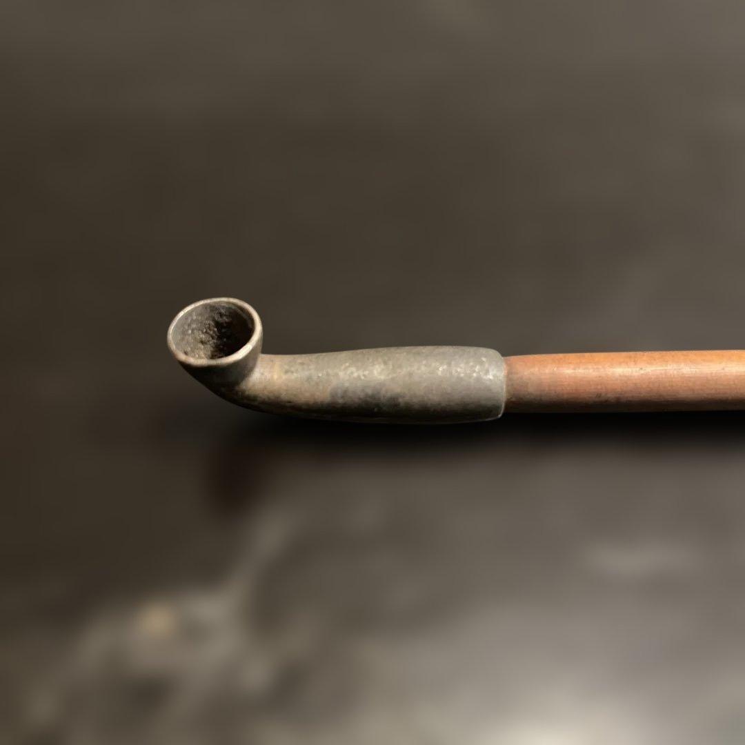 純銀製　刻印　両国　村田　キセル　時代物　送料無料　総重量34.4g