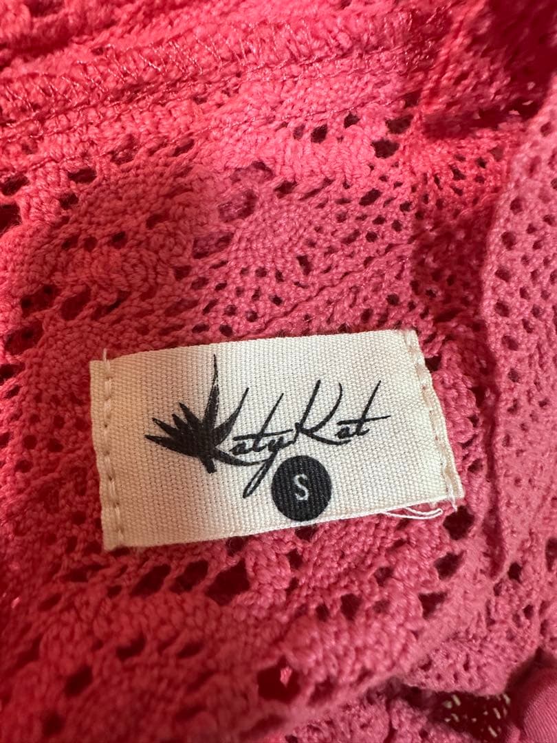 【SALE】【AHU Tahiti】ワンピース　Sサイズ　サーモンピンク