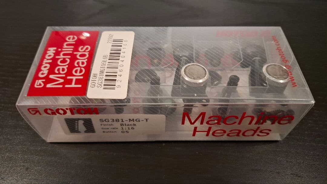 GOTOH SG381-MG-T ブラック ギター ロックペグ ゴトー