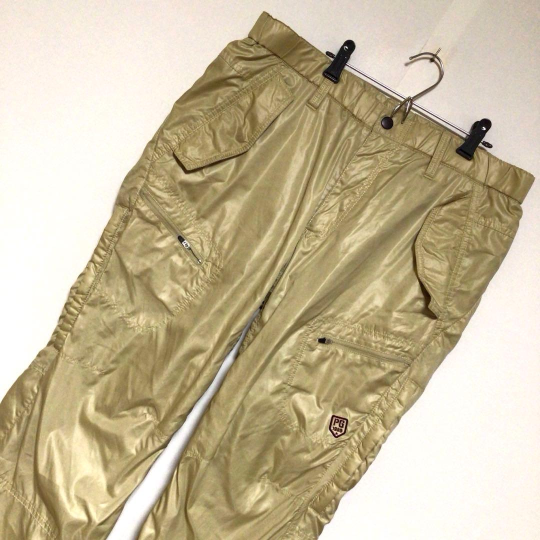 パーリーゲイツ デカロゴ 蓄熱パンツ ゴルフウェア 防風 ドローコード 6