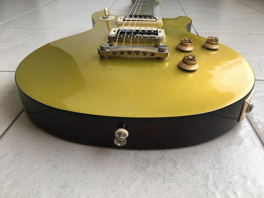 【美品】　Epiphone エピフォン tak DC Gold TOP
