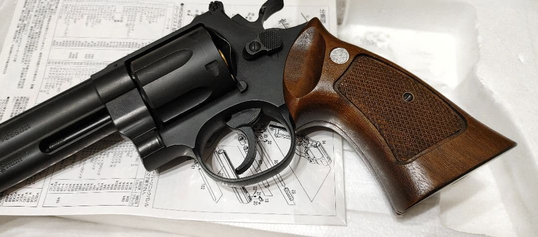 マルシンガスガン希少木製グリップオプション付き