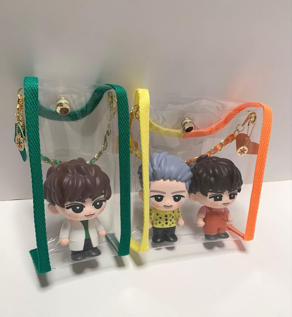 おかか　すのチルソフビポーチ　2体用　黄色×オレンジ　Man