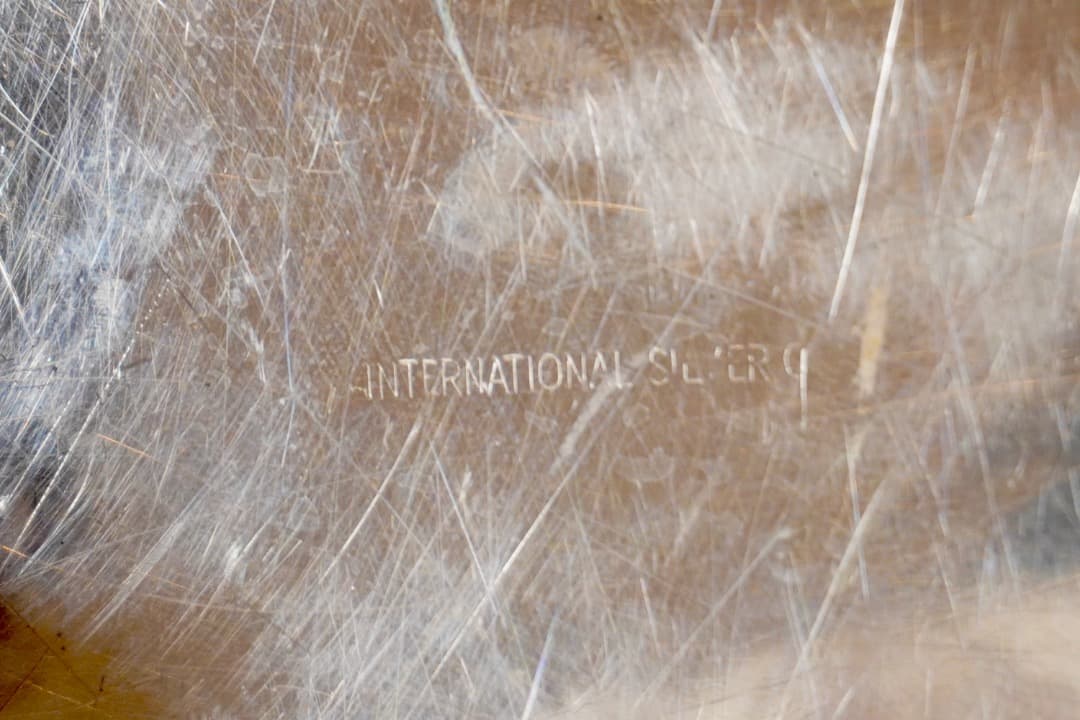 フランス ヴィンテージ シルバープレート トレー