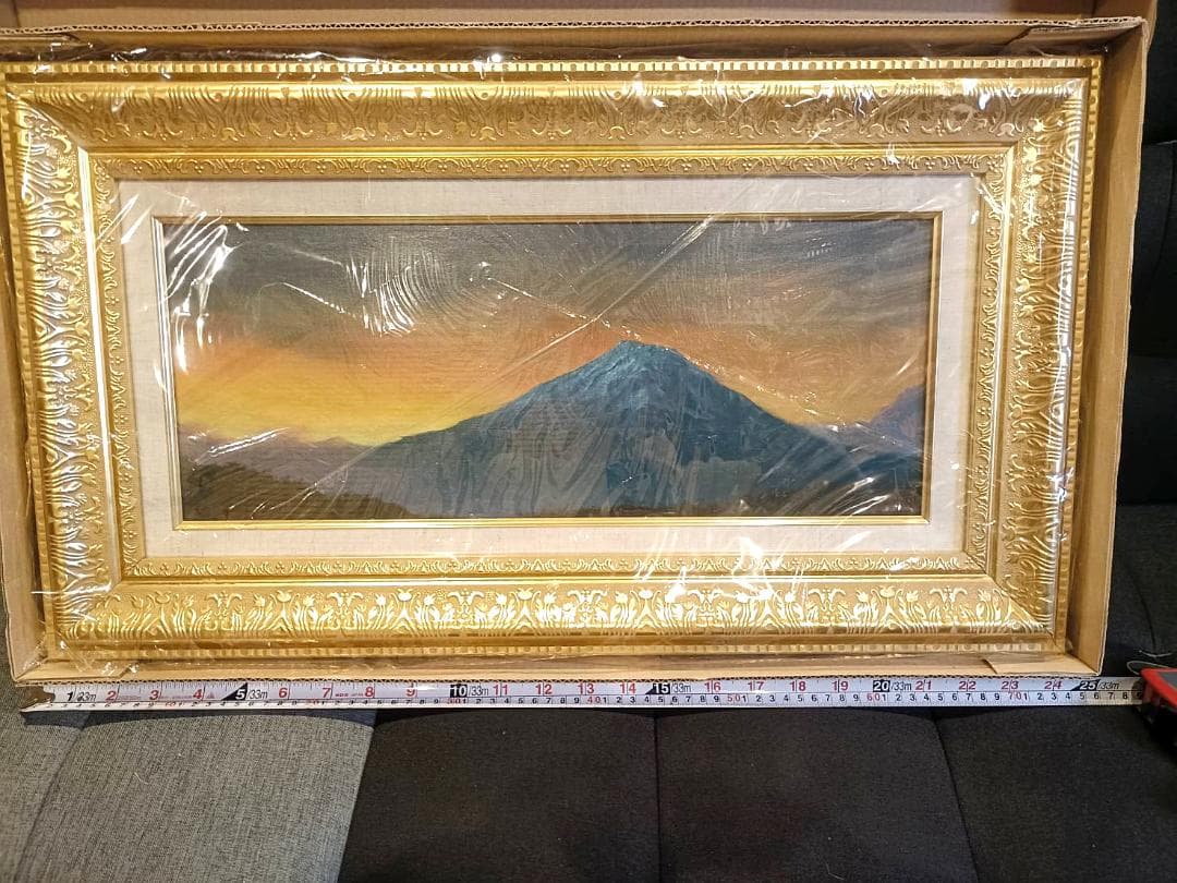 【週末限定お値引き】油彩画 / 青富士