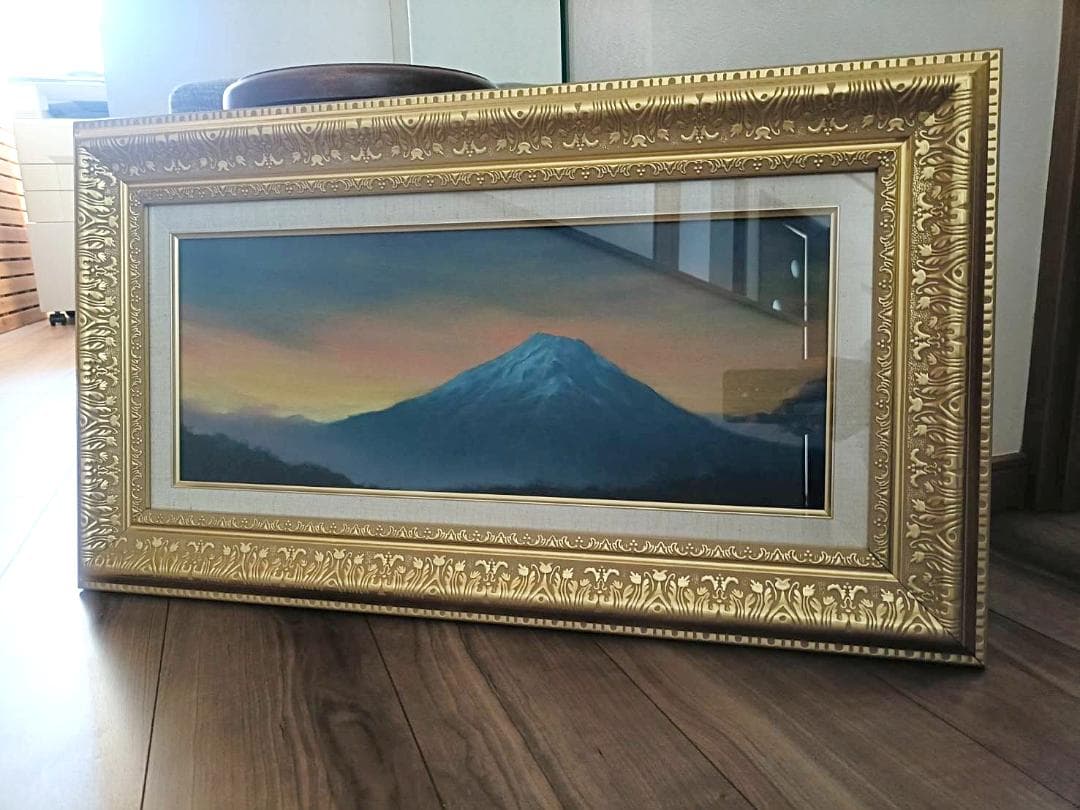 【週末限定お値引き】油彩画 / 青富士