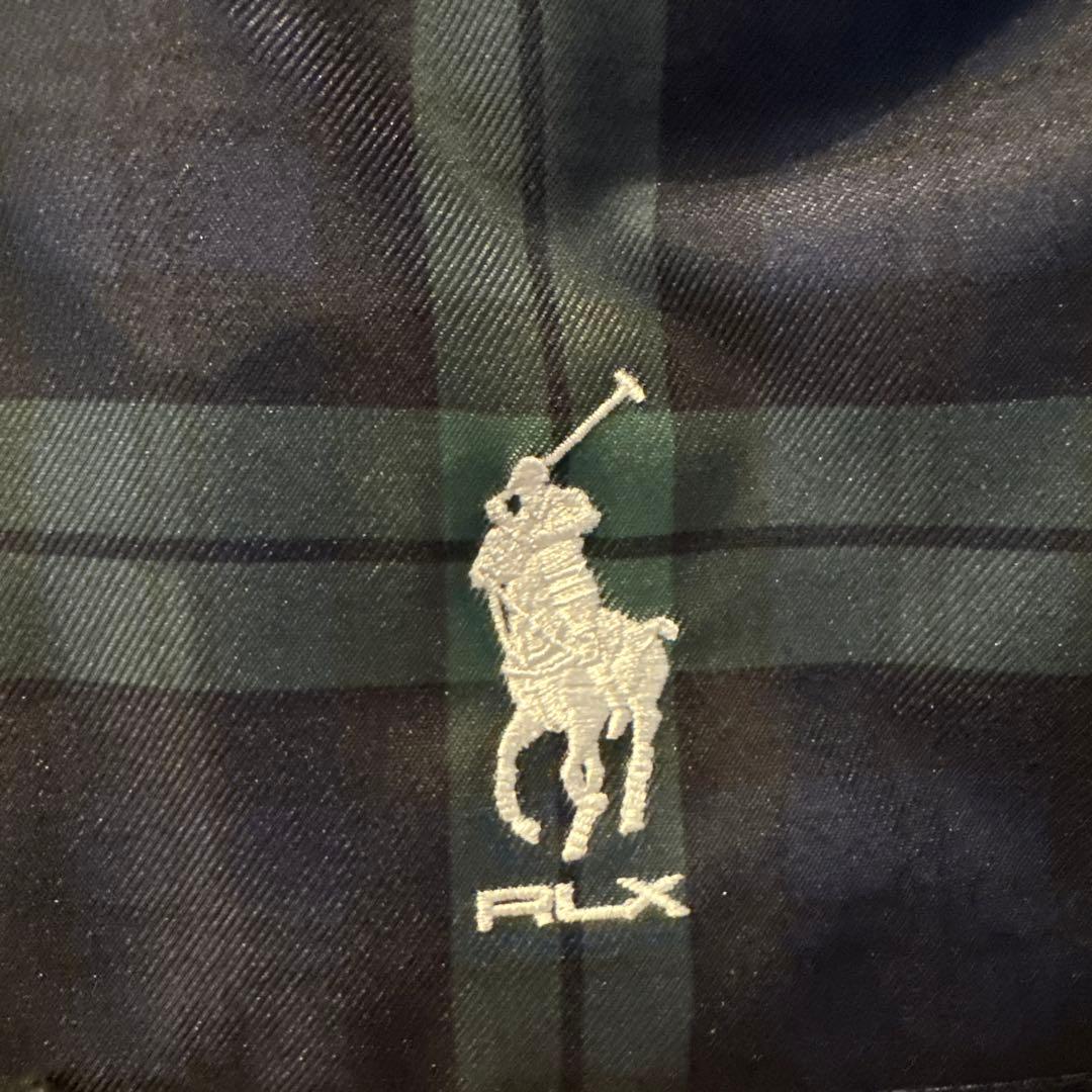 RLX チェック柄トートバッグ　ラルフローレン