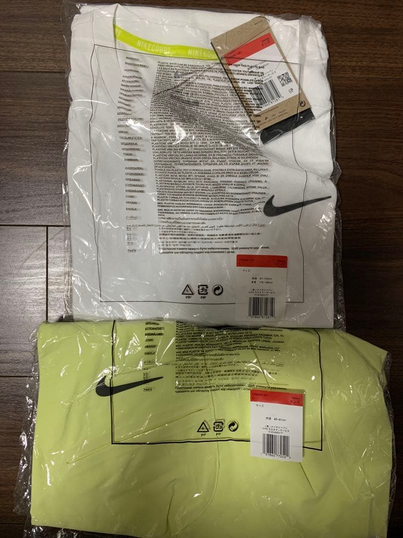 ナイキ　シナー　2025 全豪優勝ウェア　上下セット　JP:L