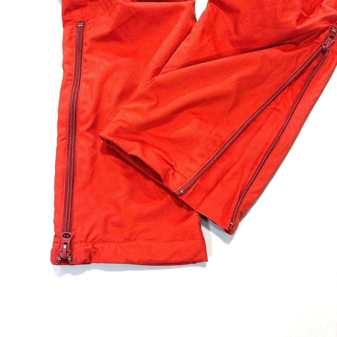 パーリーゲイツ　5/L 蓄熱　ロングパンツ　オレンジ　ウエストゴム　ドロスト