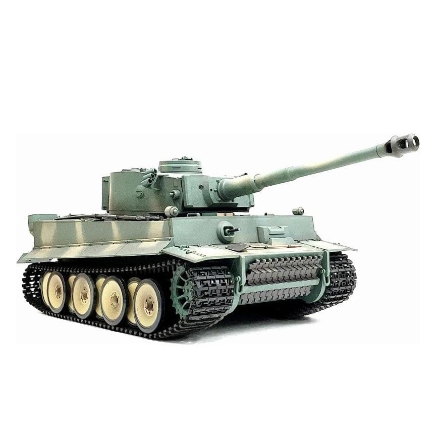 技術基準適合証明済【メーカー特注品】ヘンロン 1/16 タイガーI型 迷彩色