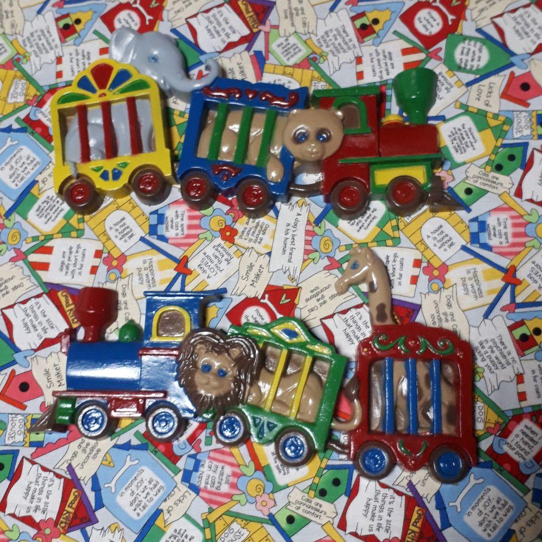 USA　ヴィンテージ　 バーウッド 　アニマルサーカストレイン 　ウォールデコ