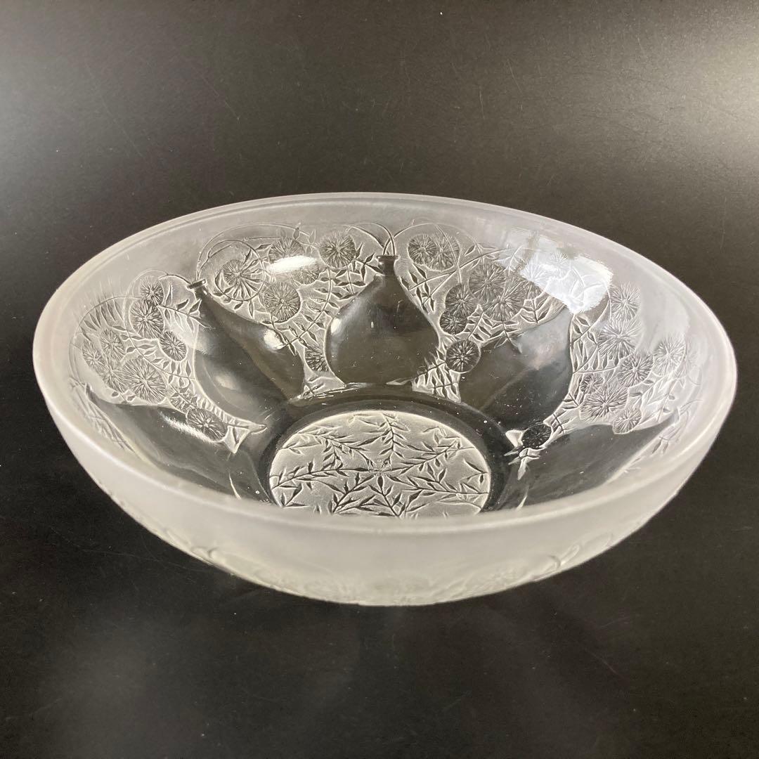 ルネ・ラリック 「花瓶とヒナギク」 文　硝子鉢　ボウル 「VASES」